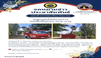 ออกทำการซ่อมแซมไฟฟ้าส่องสว่างที่ชำรุด ให้กับประชาชนที่เข้ามาทำเรื่องร้องขอไว้ เพื่ออำนวยความสะดวกให้กับพี่น้องประชาชน บ้านเหล่าหมากคำ หมู่ที่12 จำนวน1จุด